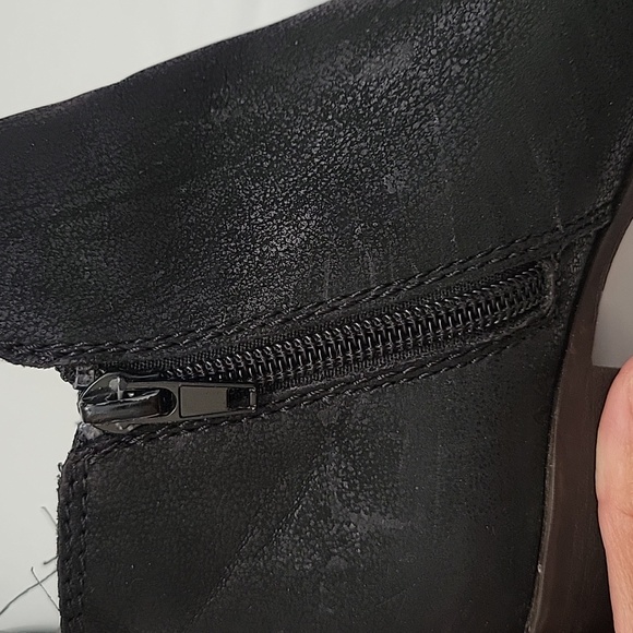 Lucky Brand black ankle boots w/side zippers. SIZE 13 for girls. - Picture 10 of 15